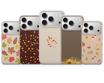 Fall Phone Case Autumn Cover for iPhone 17 Pro Max, 16e, 15, 14, 13 & Samsung S26 Ultra, S25 FE, A57, A56, Pixel 10, 9A