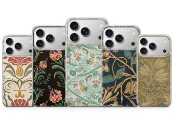 Art Nouveau Phone Case Vintage Cover for iPhone 17 Pro Max, 16e, 15, 14, 13 & Samsung S26 Ultra, S25 FE, A57, A56, Pixel 10, 9A