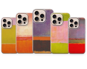 Mark Rothko Phone Case Abstract Modern Art Cover for iPhone 17 Pro Max, 16e, 15, 14, 13,Samsung S25 Ultra,S24 FE, A56,A16,Pixel 10 XL,9a,8,7