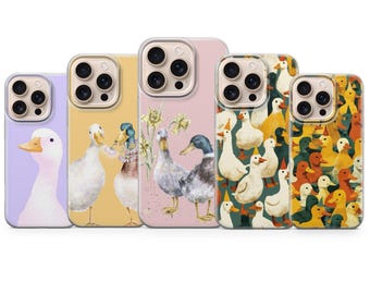 Goose Phone Case Duck Funny Animal Cover for iPhone 17 Pro Max 16e 15 14 13,Samsung S25 Ultra S24 FE A56 A16,Pixel 10 XL 9a 8 7