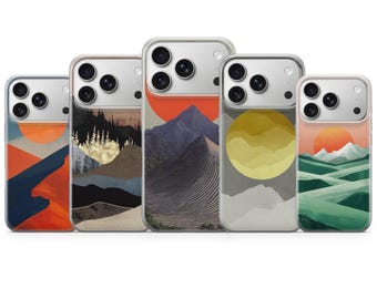 Mountains Phone Case Landscape Cover for iPhone 17 Pro Max, 16e, 15, 14, 13 & Samsung S26 Ultra, S25 FE, A57, A56, Pixel 10, 9A