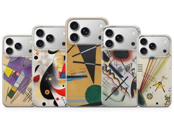 Iconic Painting Phone Case Abstract Art Cover for iPhone 17 Pro Max, 16e, 15, 14, 13 & Samsung S26 Ultra, S25 FE, A57, A56, Pixel 10, 9A