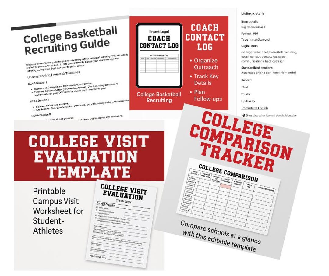 Basketball Recruiting Guide & Toolkit: College Planning for Parents ...