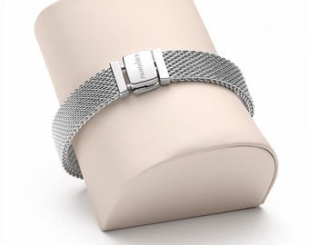 ヴィンテージ PANDORA Reflexions 925 スターリングシルバー メッシュ 