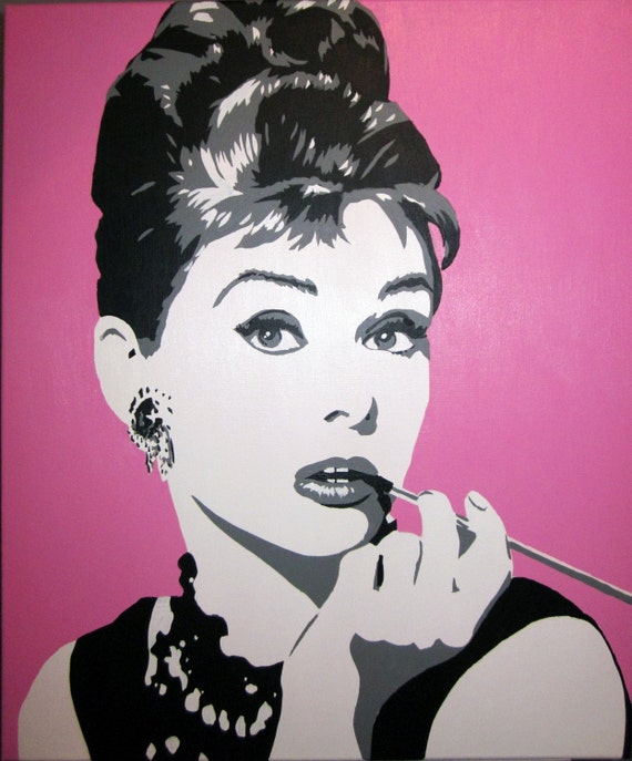 Items similar to Audrey Hepburn Breakfast At Tiffanys on Etsy