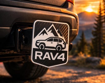 Toyota RAV4 2019-2025 Hitch Cover - Offroad accessory - Perfect gift for dad
