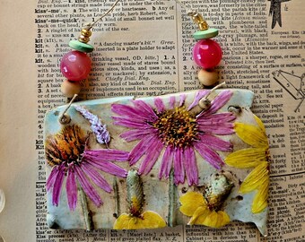 South Dakota ornament Purple Coneflower duet by Jodene Shaw