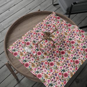 Floral Gift Wrapping Paper, Eco-Friendly 90gsm Fine Art Paper image 2