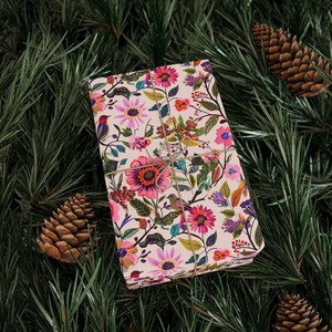 Floral Gift Wrapping Paper, Eco-Friendly 90gsm Fine Art Paper image 3