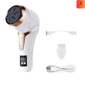 Foot Callus Remover with Vacuum – Rechargeable Pedicure Machine, Dead Skin Grinder