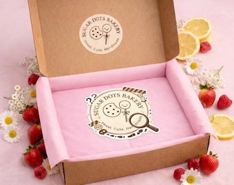 Mysterieuze dessertbox – Handgemaakte koekjes en snoepverrassing – Gourmet zoet cadeau – Verwenpakket van de bakkerij – Verwen jezelf – Sugardots Bakery