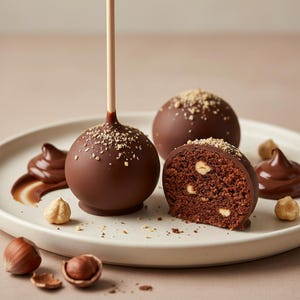 Nutella Cake Pops – Chocolade Hazelnoot Traktaties | Gourmet Handgemaakt Dessert | Eetbaar Cadeau | Luxe Zoete Doos uit Duitsland