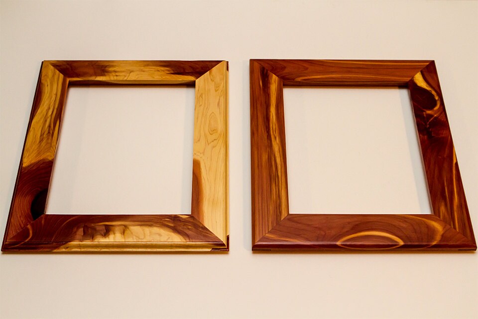 Large Reclaimed Red Cedar Photo Frames Art Picture 50