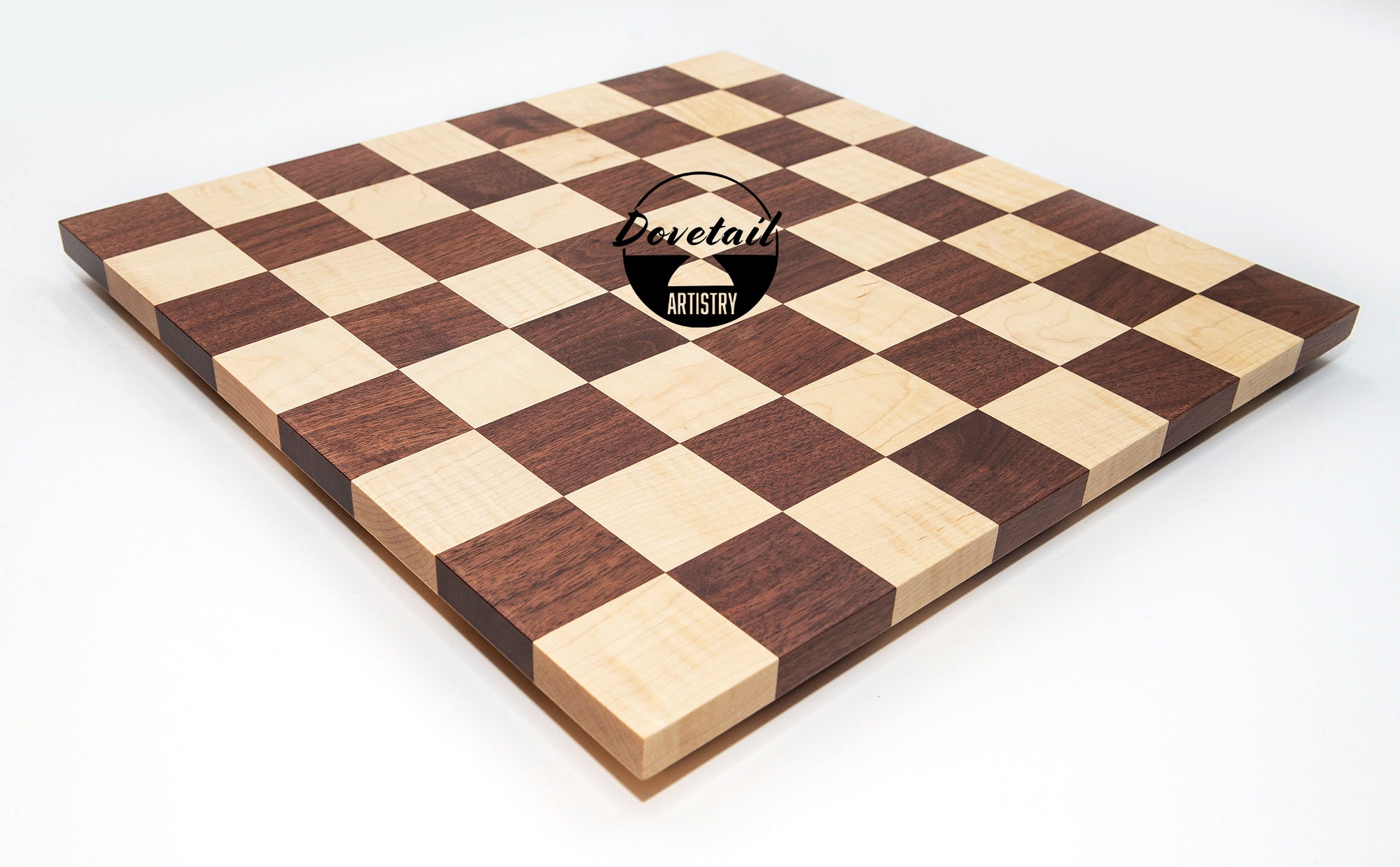 Ocean Cloud Maple Wood Chess Board (With Border)