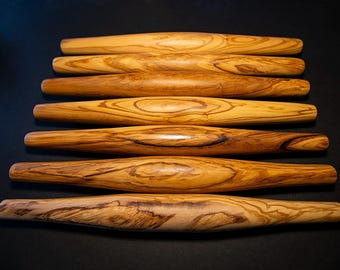 Olijfhouten deegrollers: bakgereedschap voor exotisch hout