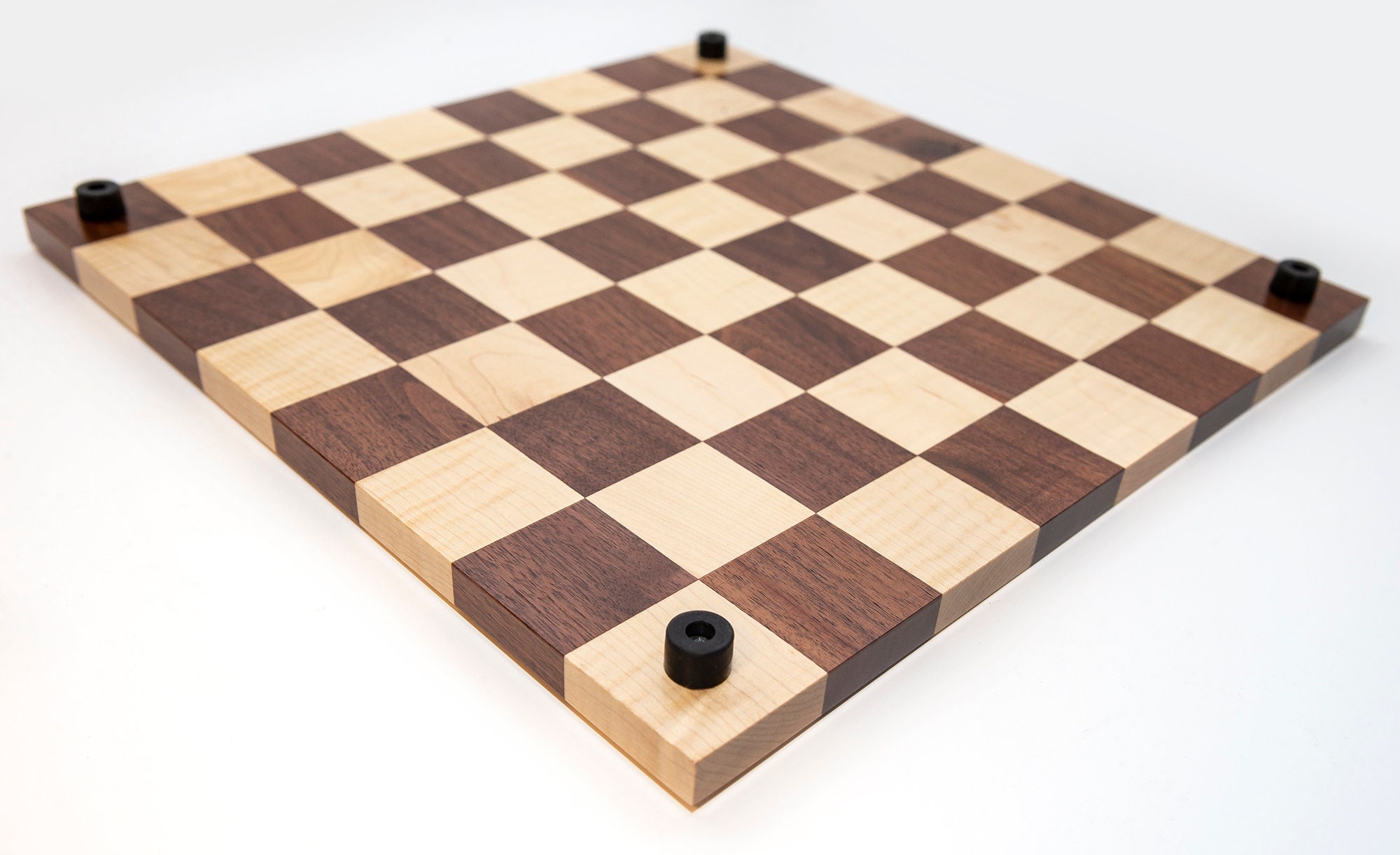 Jumbo Checkers Set: Maple & Walnut Solid Hardwood Gaming Board - Etsy