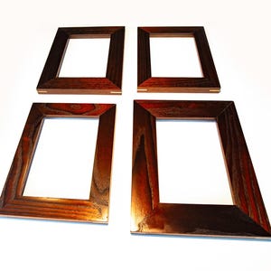 Handmade Peruvian Walnut Picture Frame: Exotic Wood Art Decor