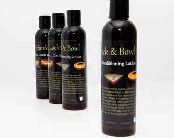 Food Grade Wood Conditioning Lotion: Brian's Block & Bowl (8oz)