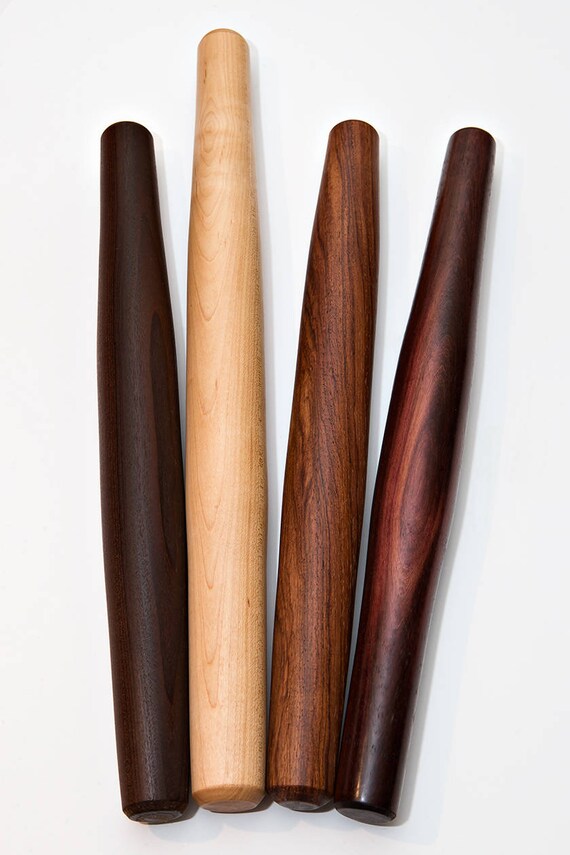 Domestic Exotic Single Wood Tapered Rolling Pins French Rolling Pins Exotic Wood Rolling Pin Birthday Gift Christmas Gift