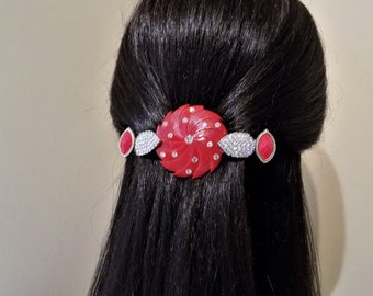 Large Barrette for Thick Hair/ Womans gift/Gift for Her/Large Hair Clip/100mm