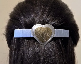 Large Barrette for Thick Hair/ Hair Clips and Barrettes/ Womans Gift/ 100mm hair clip/  Barrettes and Hair Clips
