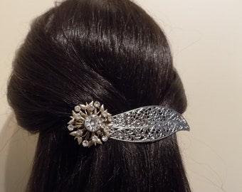 Items Similar To Large Barrette Barrette 4 Thick Hair Ponytail