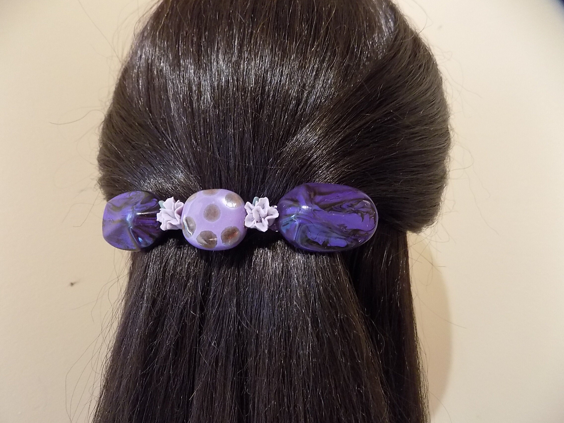 Large Barrette for Thick Hair / Womens Gift/ Handmade Teen Etsy UK