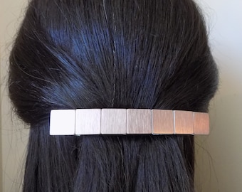 Modern Copper Barrette For Thick Hair/ Extra Large Barrette/ Thick hair barrette/100mm/ Barrettes and Hair Clips