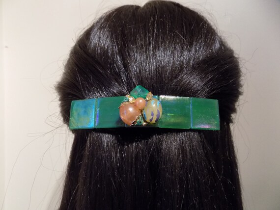 Barrette For Thick Hair Extra Large Barrette Womens Gift Etsy