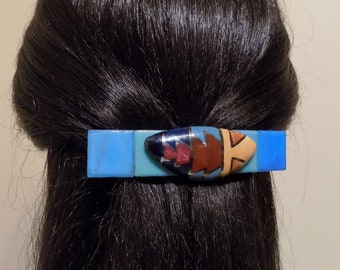Thick Hair Barrette / Womens Gift/ Handmade 100 mm /Teen Gift/Long Hair Clip/ Barrettes and Hair Clips