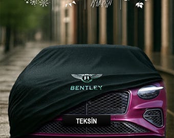 Funda impermeable para coche Bentley - Ajuste personalizado para todos los modelos con logotipo. Funda exterior para Bentley.
