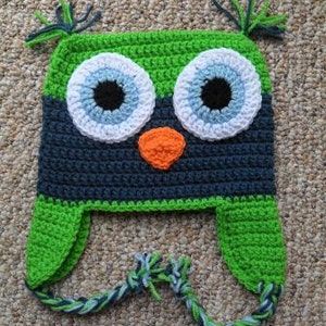 Owl Hat Crochet Pattern image 3