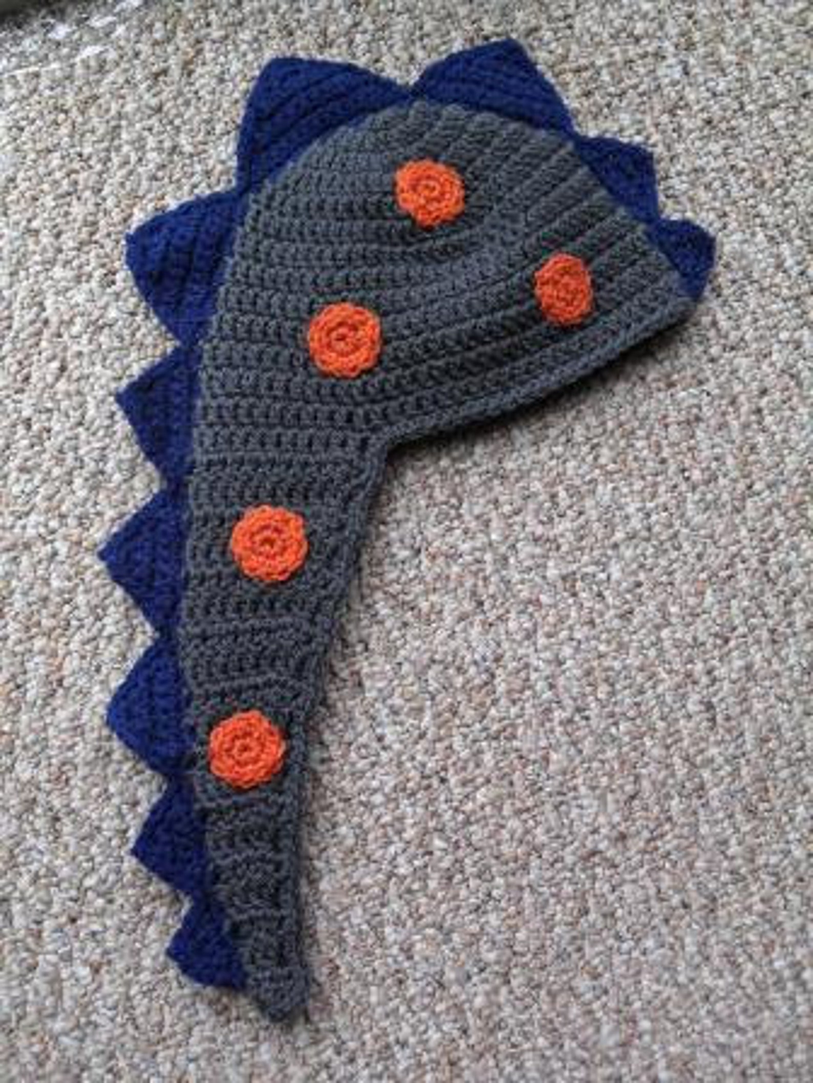 Dinosaur Hat Crochet Pattern Etsy Portugal