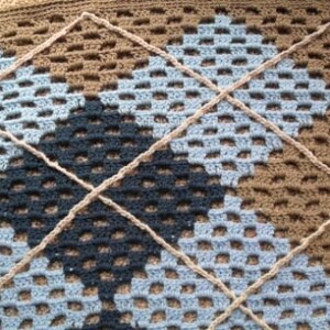 Argyle Granny Afghan Pattern