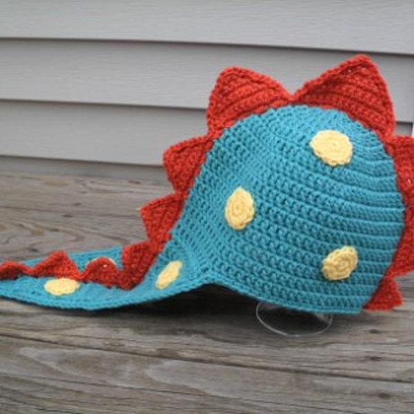 Dinosaur Hat Crochet Pattern