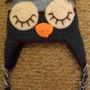 Owl Hat Crochet Pattern image 4