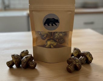 Chocolate con infusión de hongo melena de león, regalos para los amantes del chocolate.