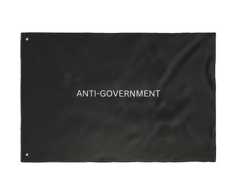 Anti-Government - Flag - Double-Sided