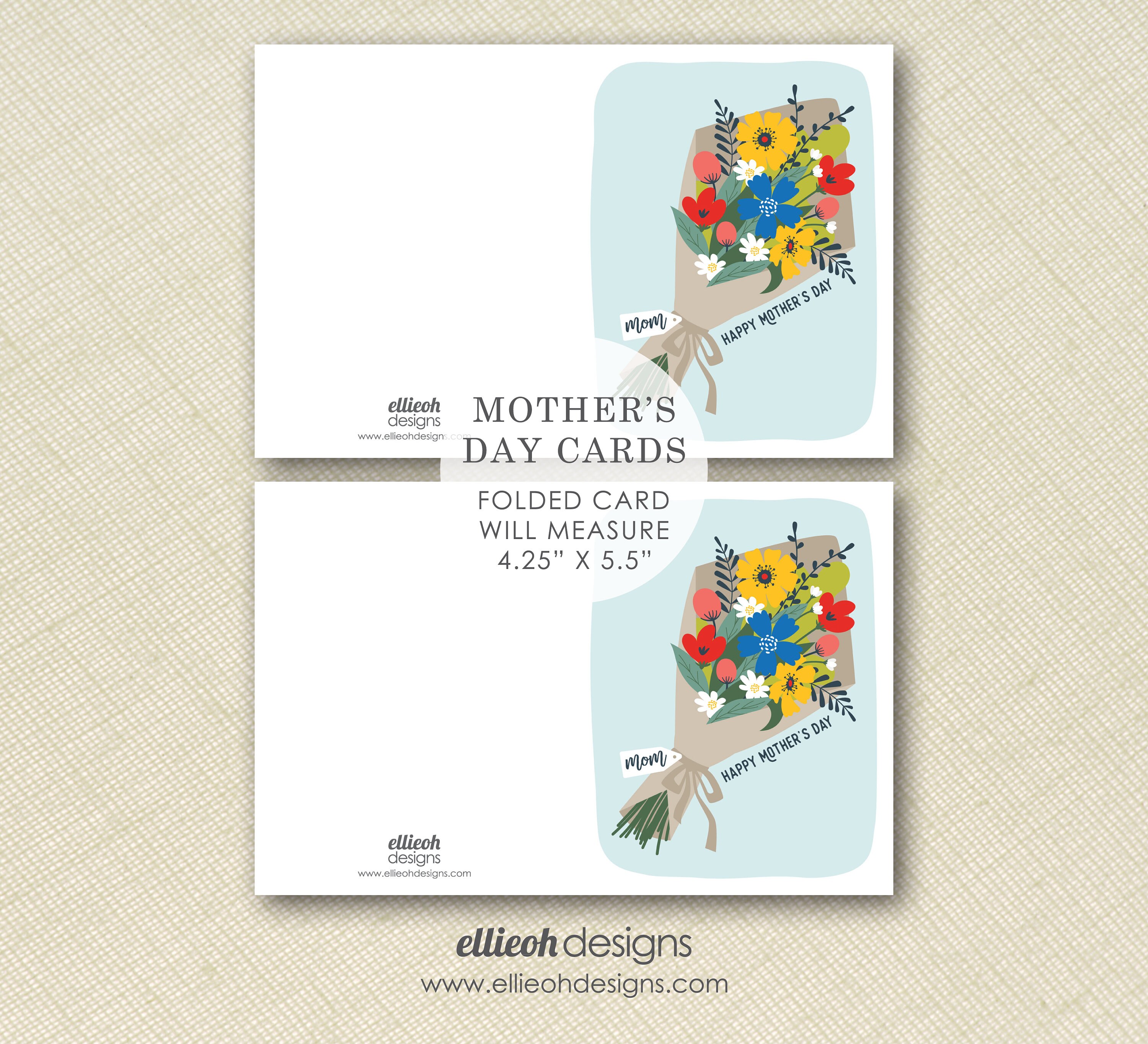 Printable Mother's Day Card | INSTANT DOWNLOAD | Printable Card | Blank ...