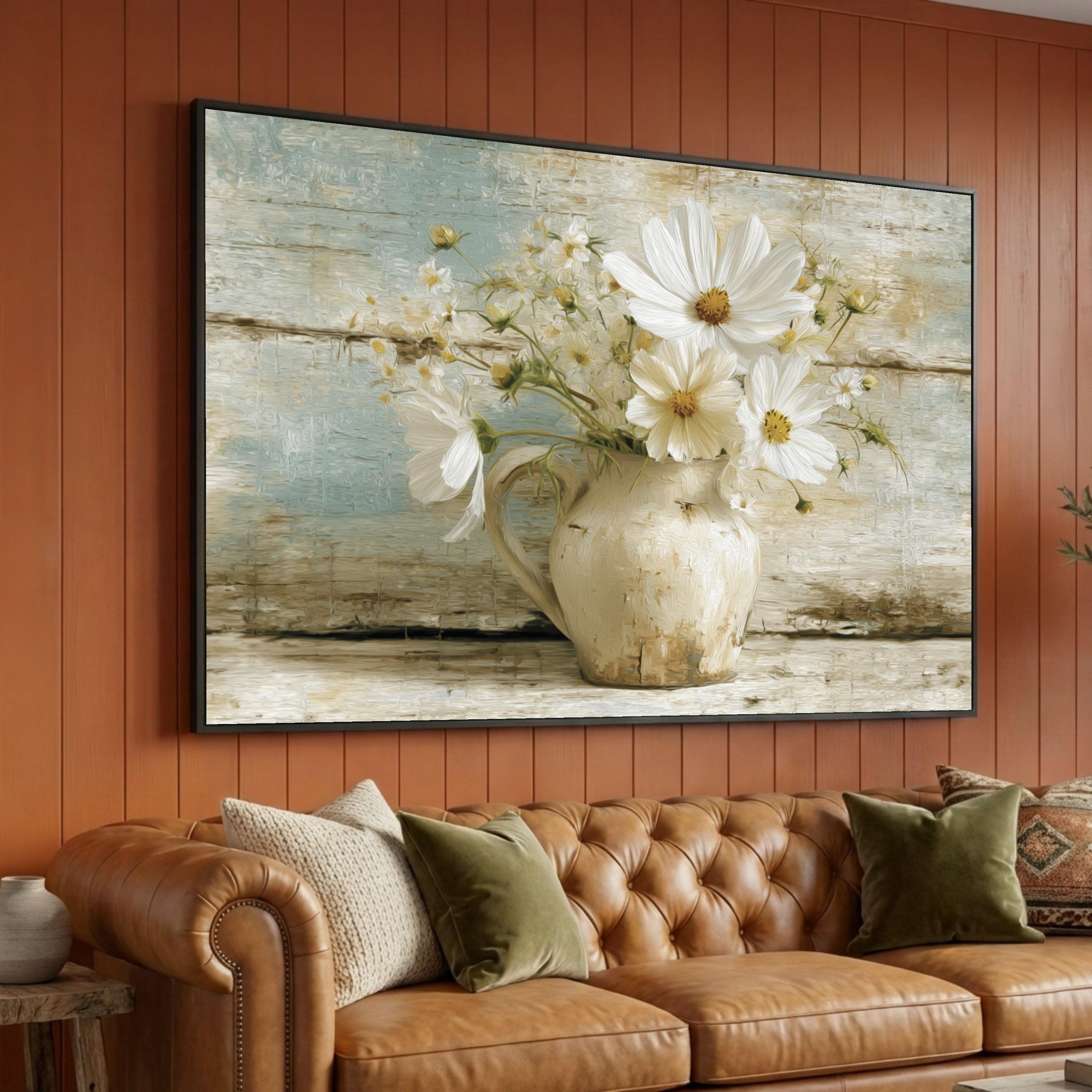 Kathryn white canvas art - Etsy 日本