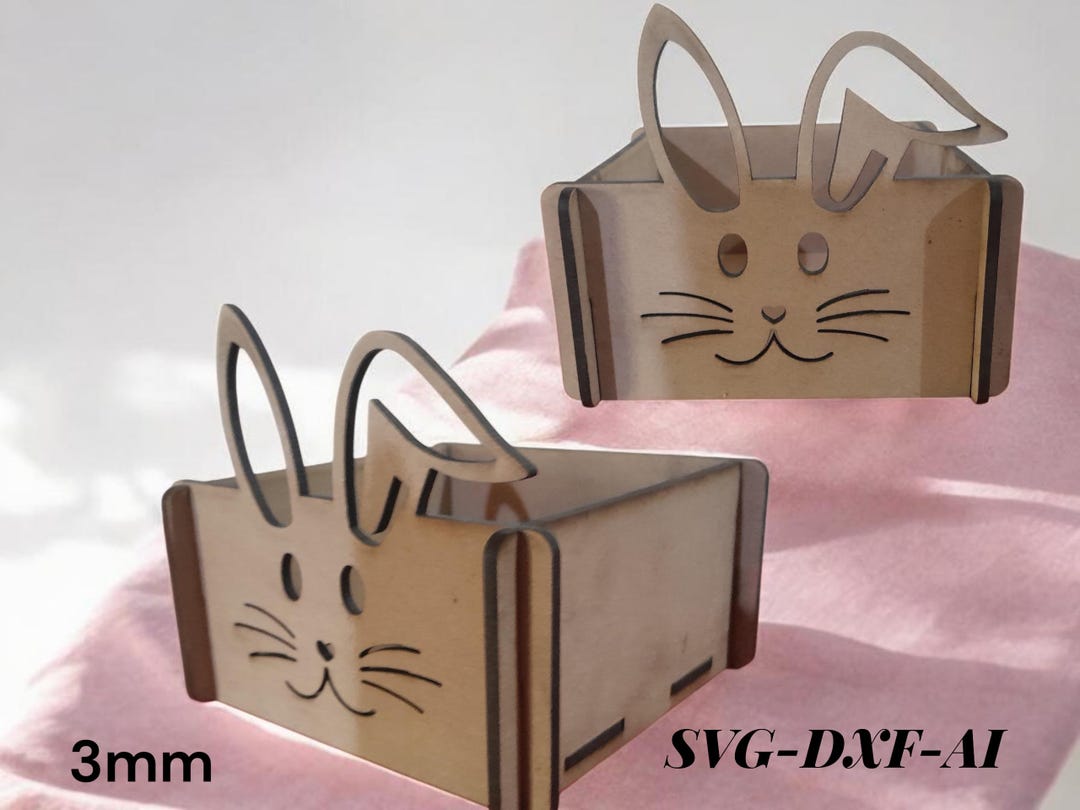 Open Easter Box Digital File | SVG DXF AI | Laser Cut 3mm - Etsy