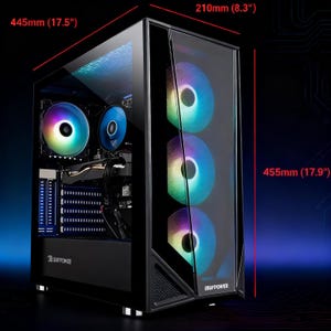 PC da gioco personalizzato Intel i7 / 16 GB di RAM 512 GB SSD / Desktop RGB / Rtx 3050 / 4060 / Windows 11 Pro