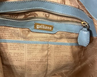 John Galliano Rare Vintage  Leather Bag