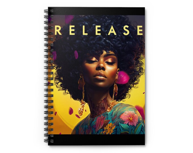Melanated Release Spiral Notebook - Ruled Line
