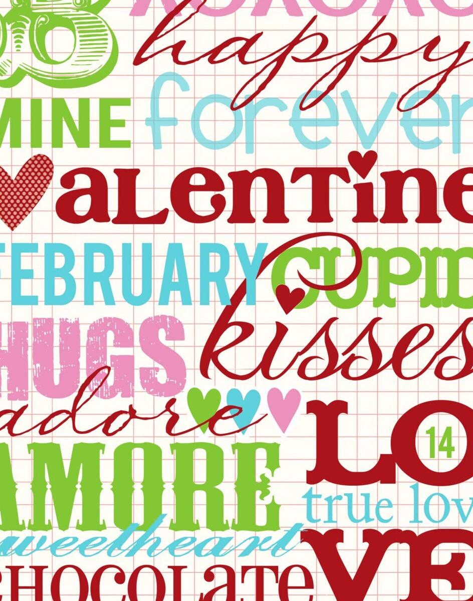 Valentine's Day Subway Art