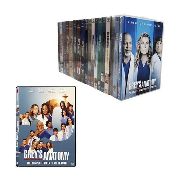 Grey's Anatomy:the Complete Series Season 1-20 (DVD) - Etsy