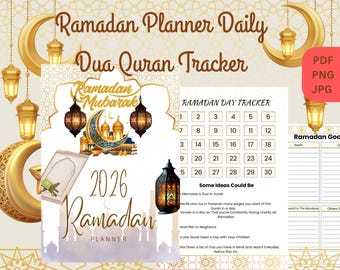daily planner, ramadan planner 2026 Journal,Ramadan tracker
