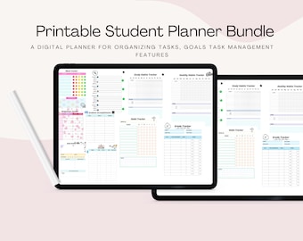 digital Student Planner Bundle