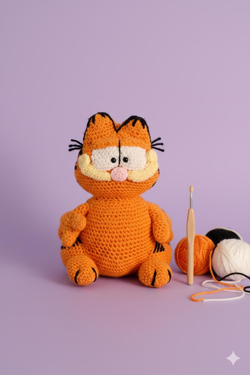 21 Garfield-Inspired Crochet Patterns for Amigurumi, Blankets, Gifts, and More 21 Amigurumi Ginger Cat Crochet Pattern