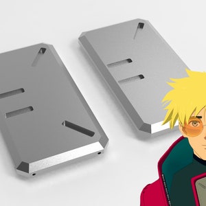 Vash kraagdecoratie (Trigun Stampede) - 3D-model voor 3D-printen (digitaal downloaden - STL)